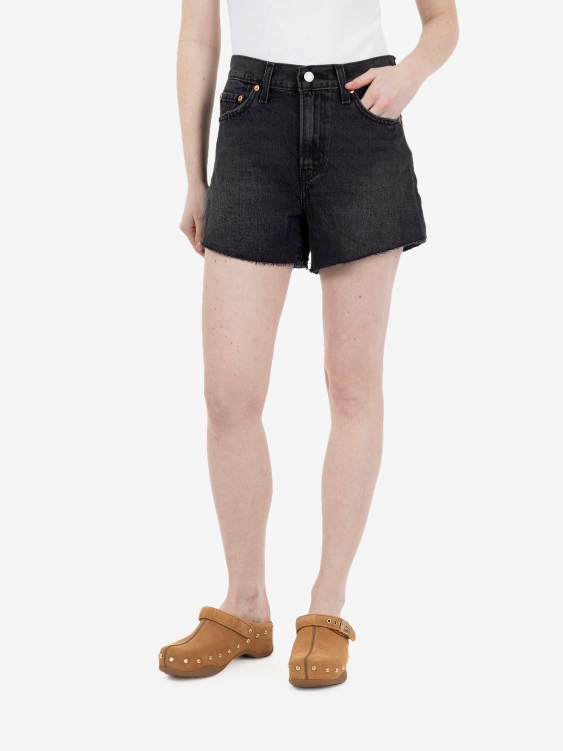 Ribcage shorts Shrink Up - Nero