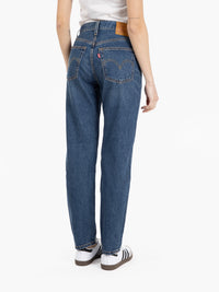 501 crop Lightweight Energy blue