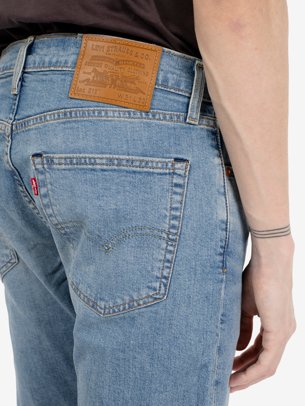 512® slim taper pelican rust