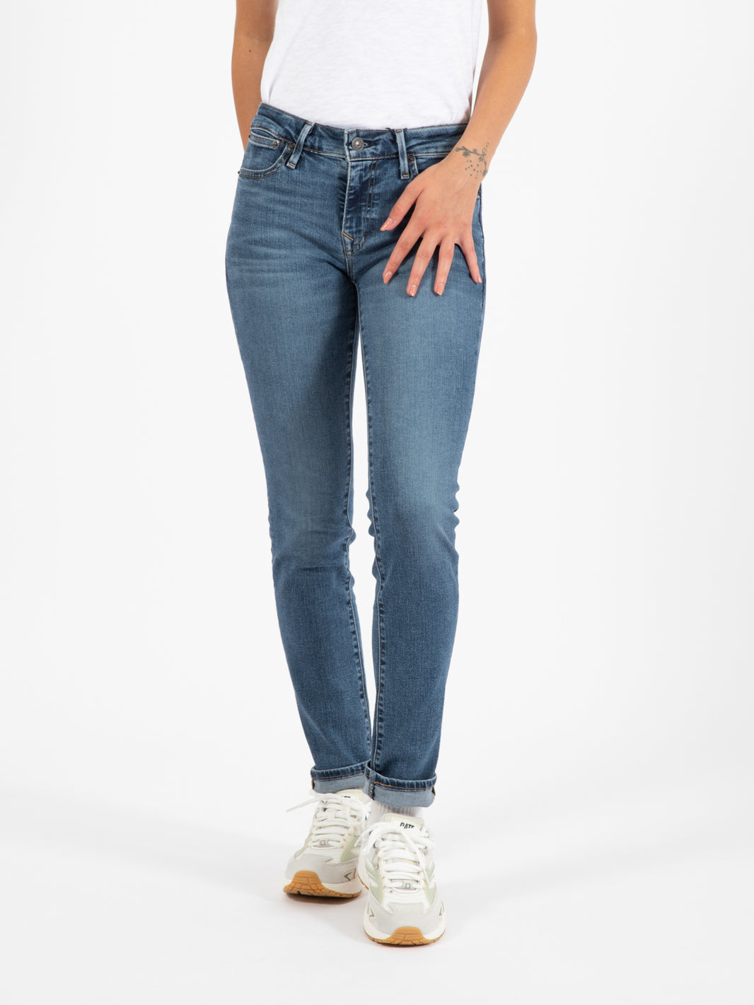 712™ slim welt pocket blue wave mid