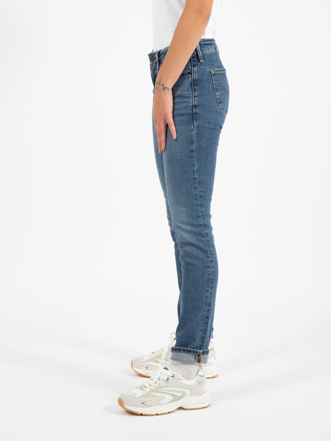 712™ slim welt pocket blue wave mid