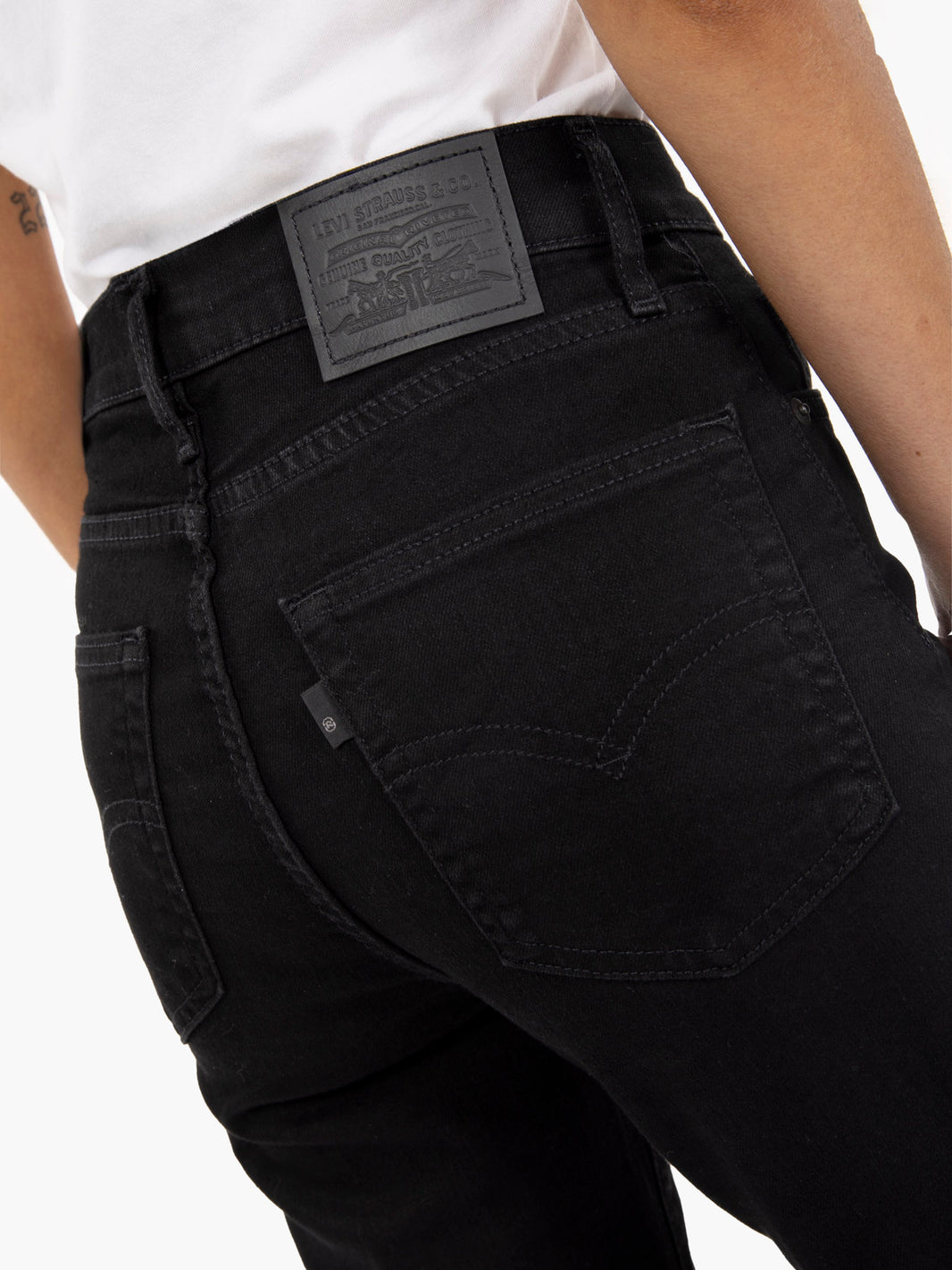 724 High Rise denim black 