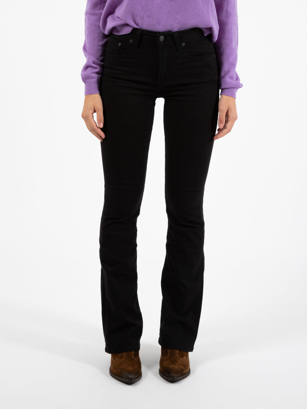 725™ High-Rise Bootcut Night is Black - Nero