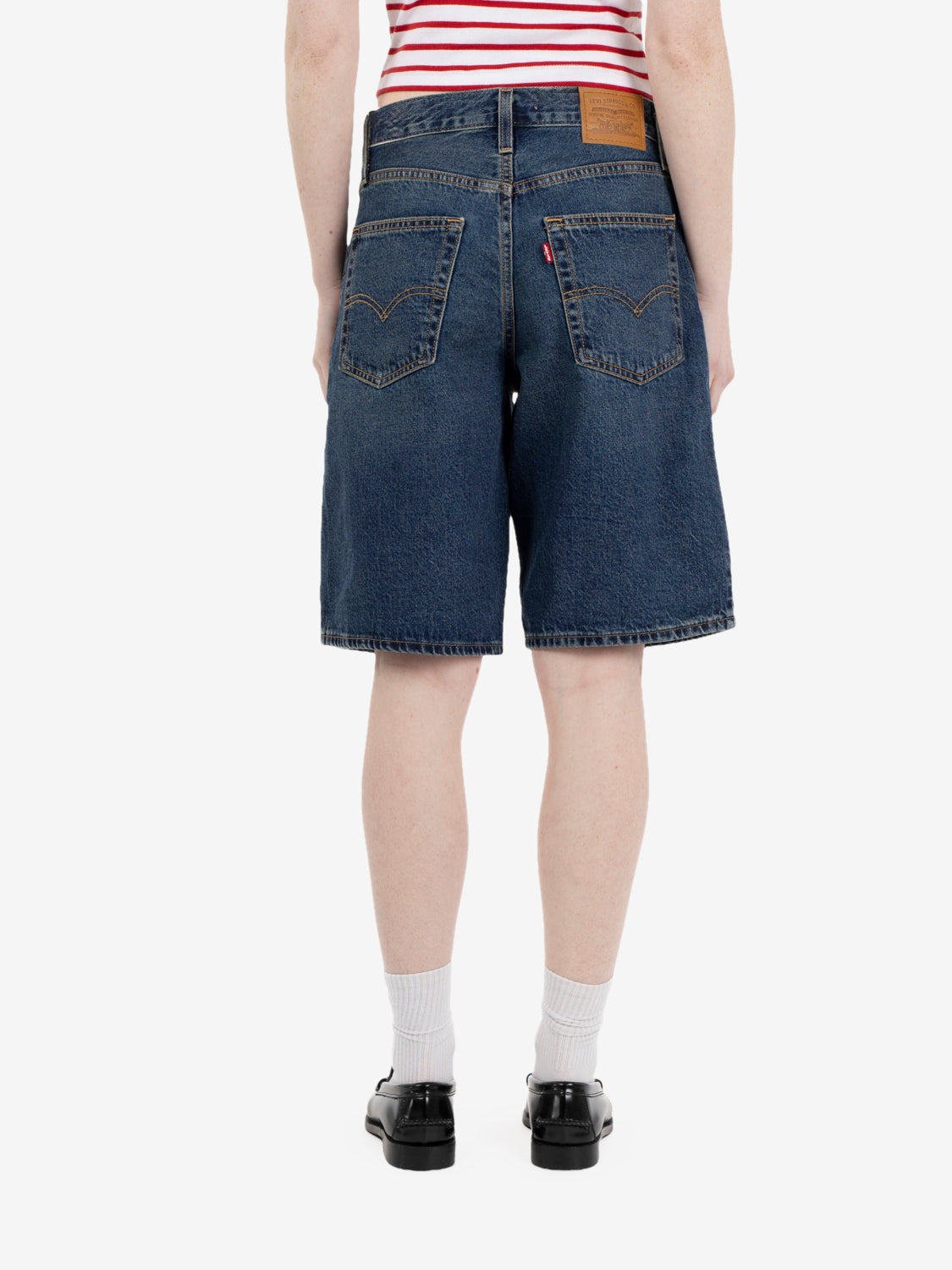Baggy dad short hinged heart