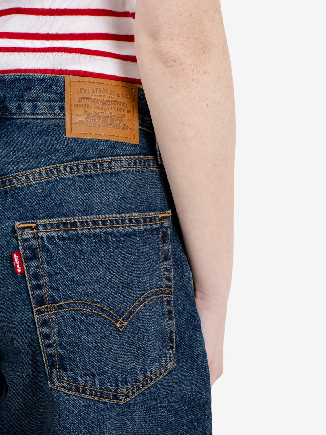 Baggy dad short hinged heart