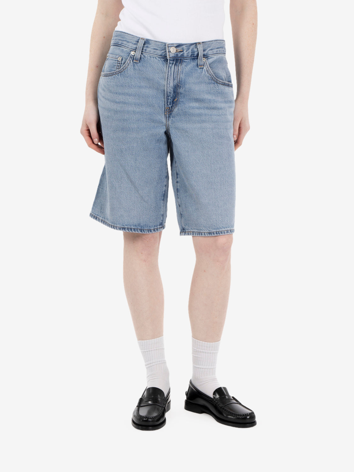 Baggy dad short We Did It - Blu