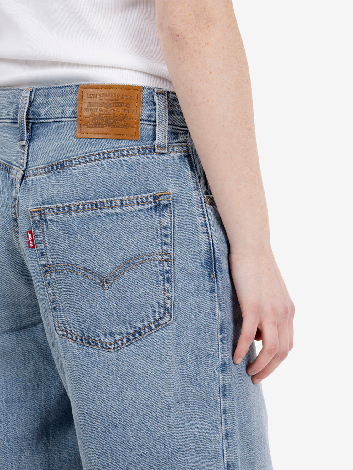 Baggy dad short We Did It - Blu