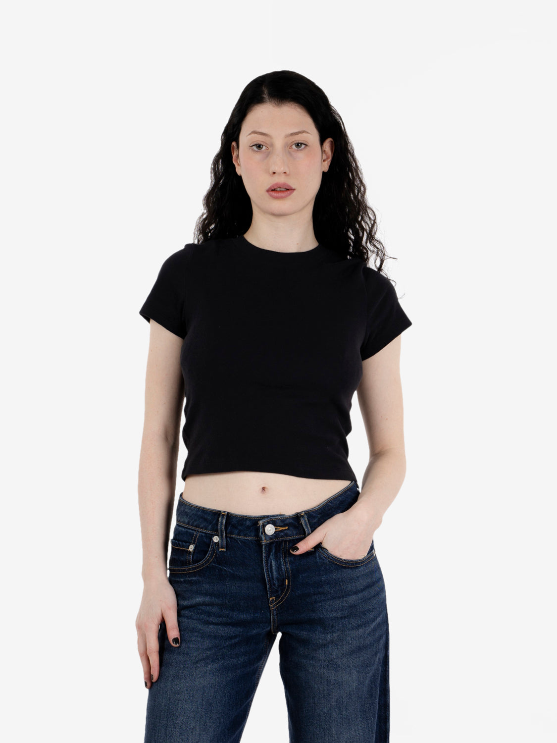 Essential sporty tee caviar