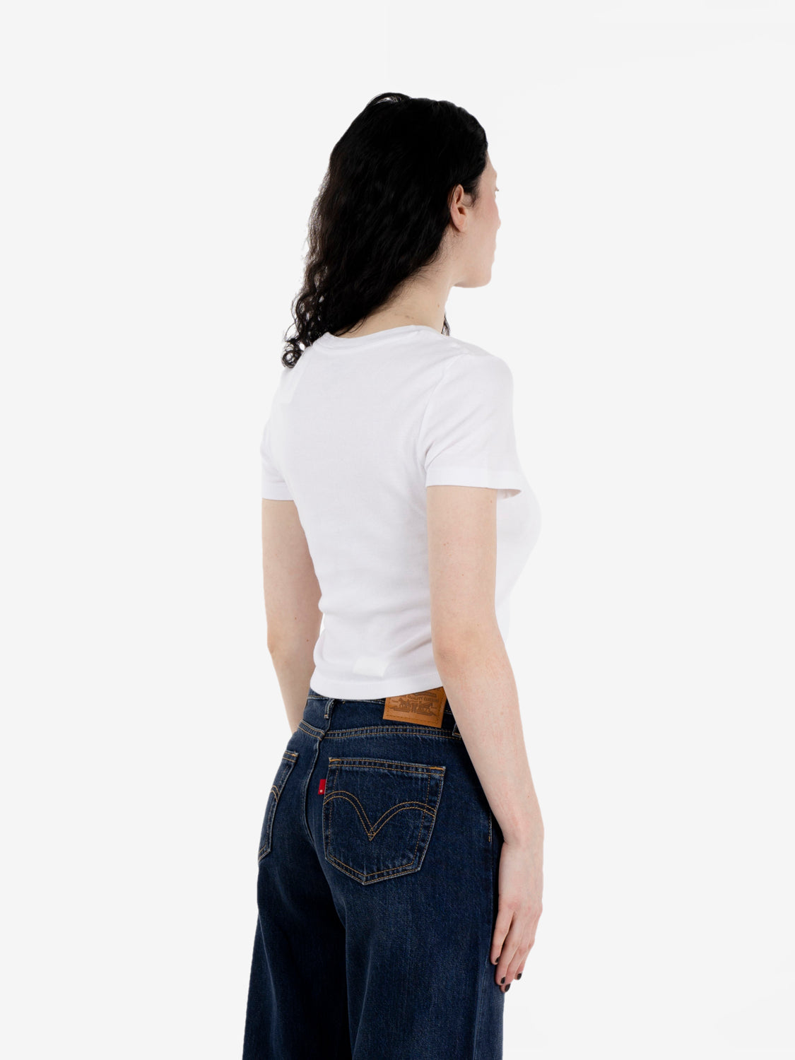 Essential sporty tee white