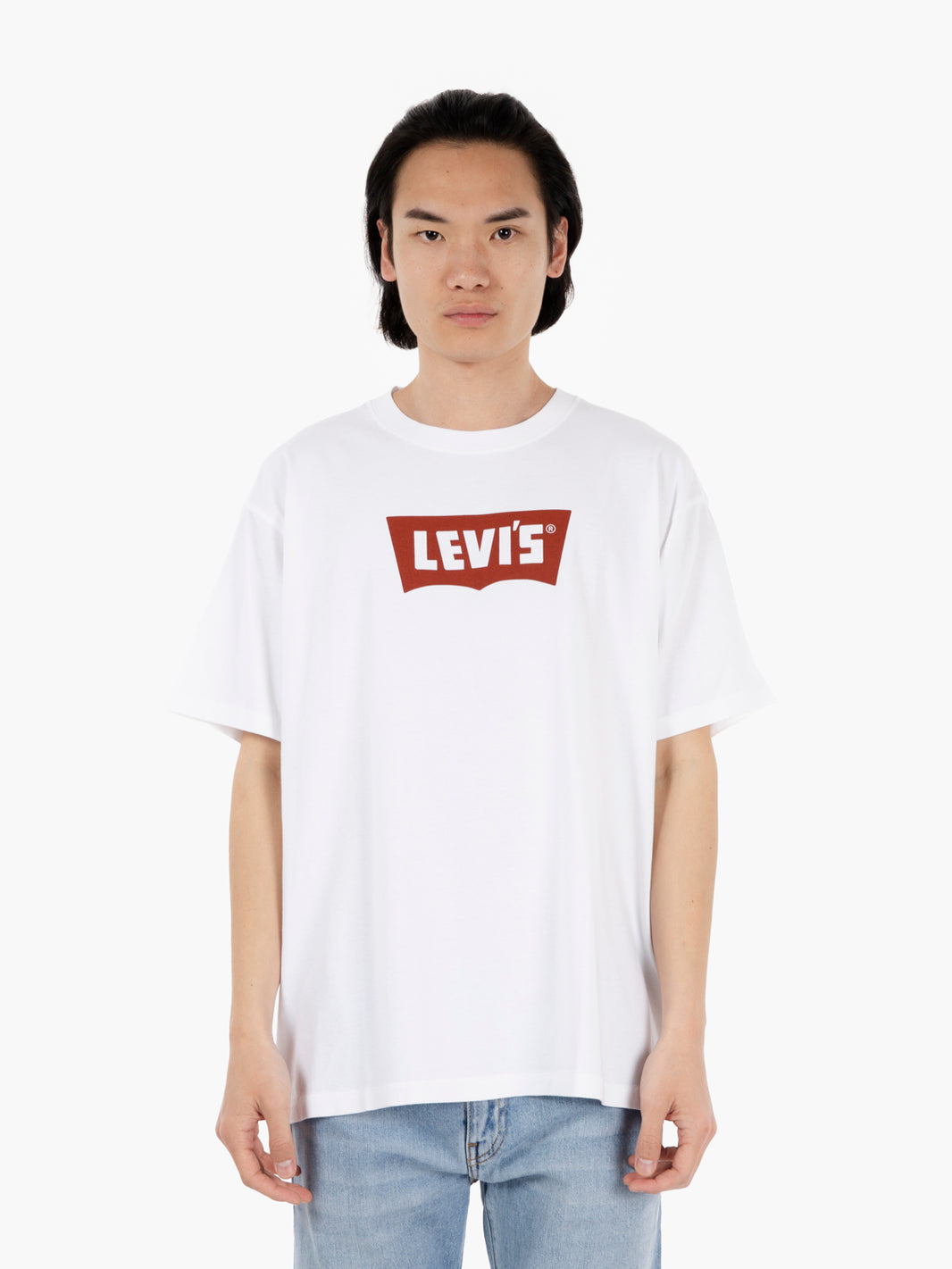 Graphic tee vintage fit bianco