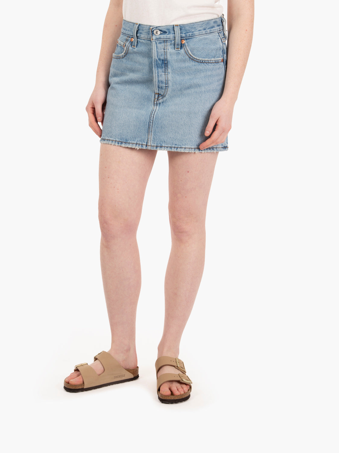 Icon skirt front and center light blue 