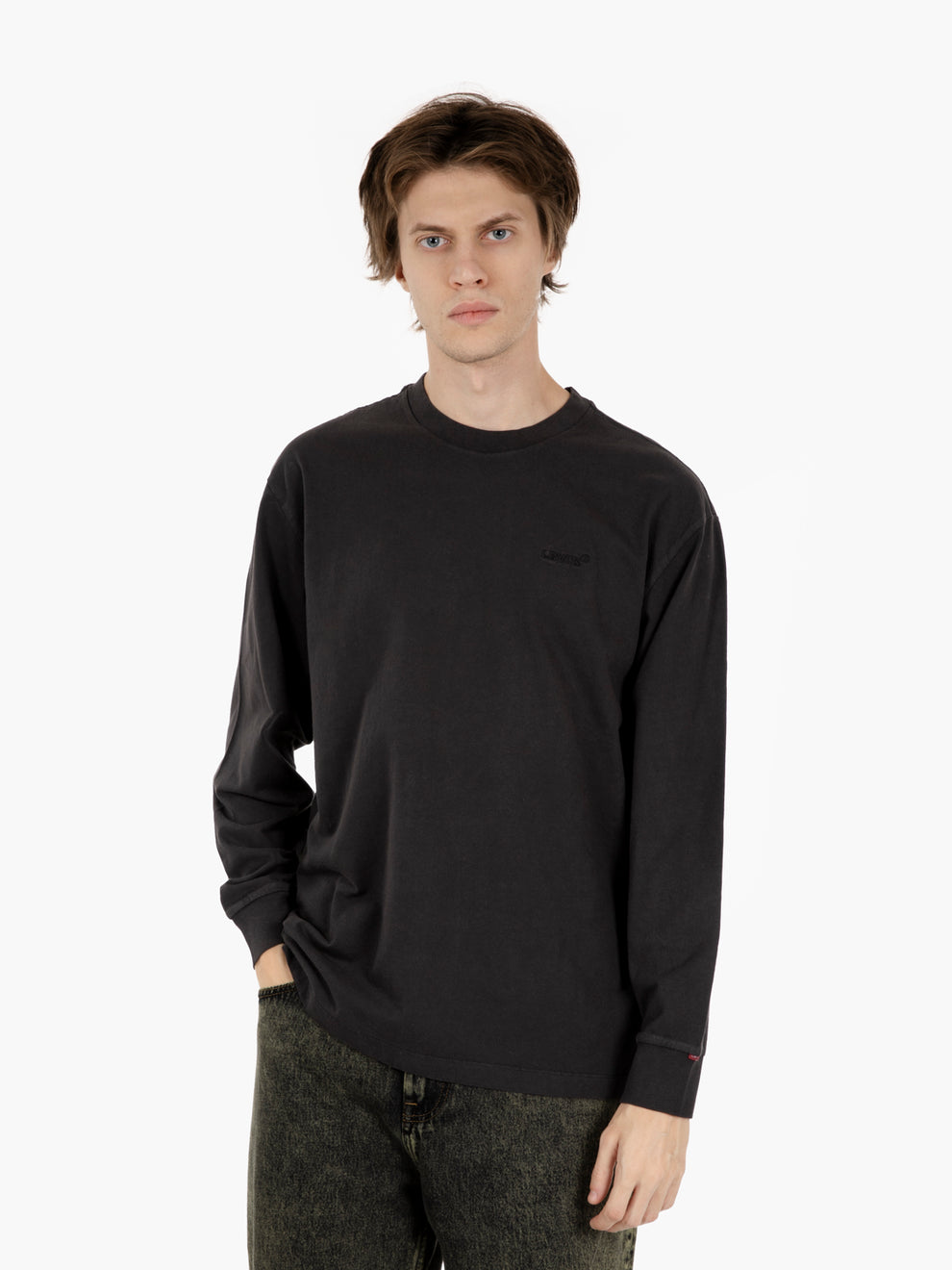 Long sleeve Authentic tee mineral black 