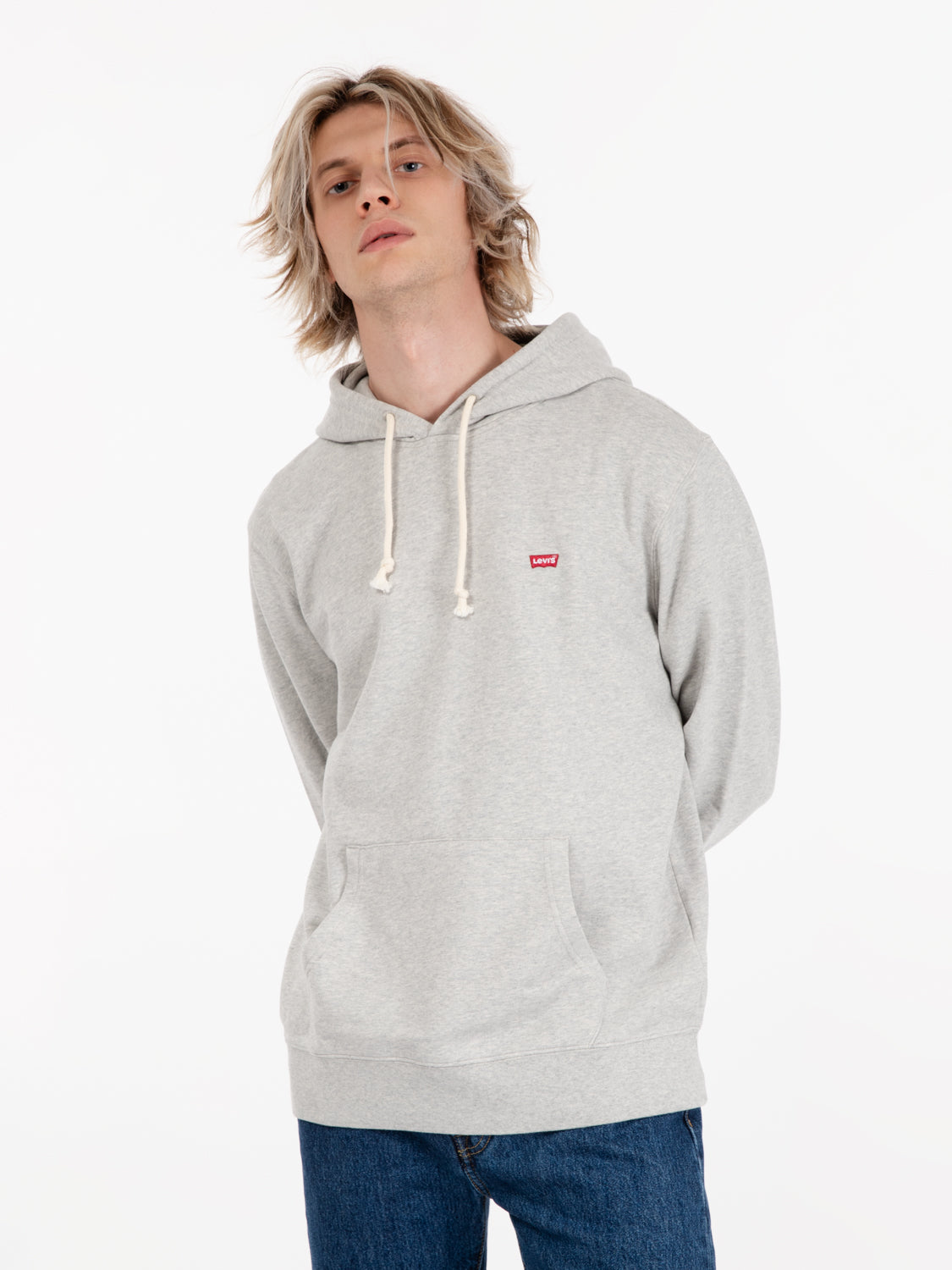 New original housemark hoodie eco gray heather