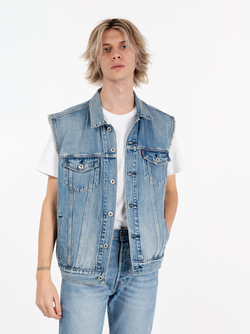 Relaxed Trucker Vest Kentucky Blue Vest