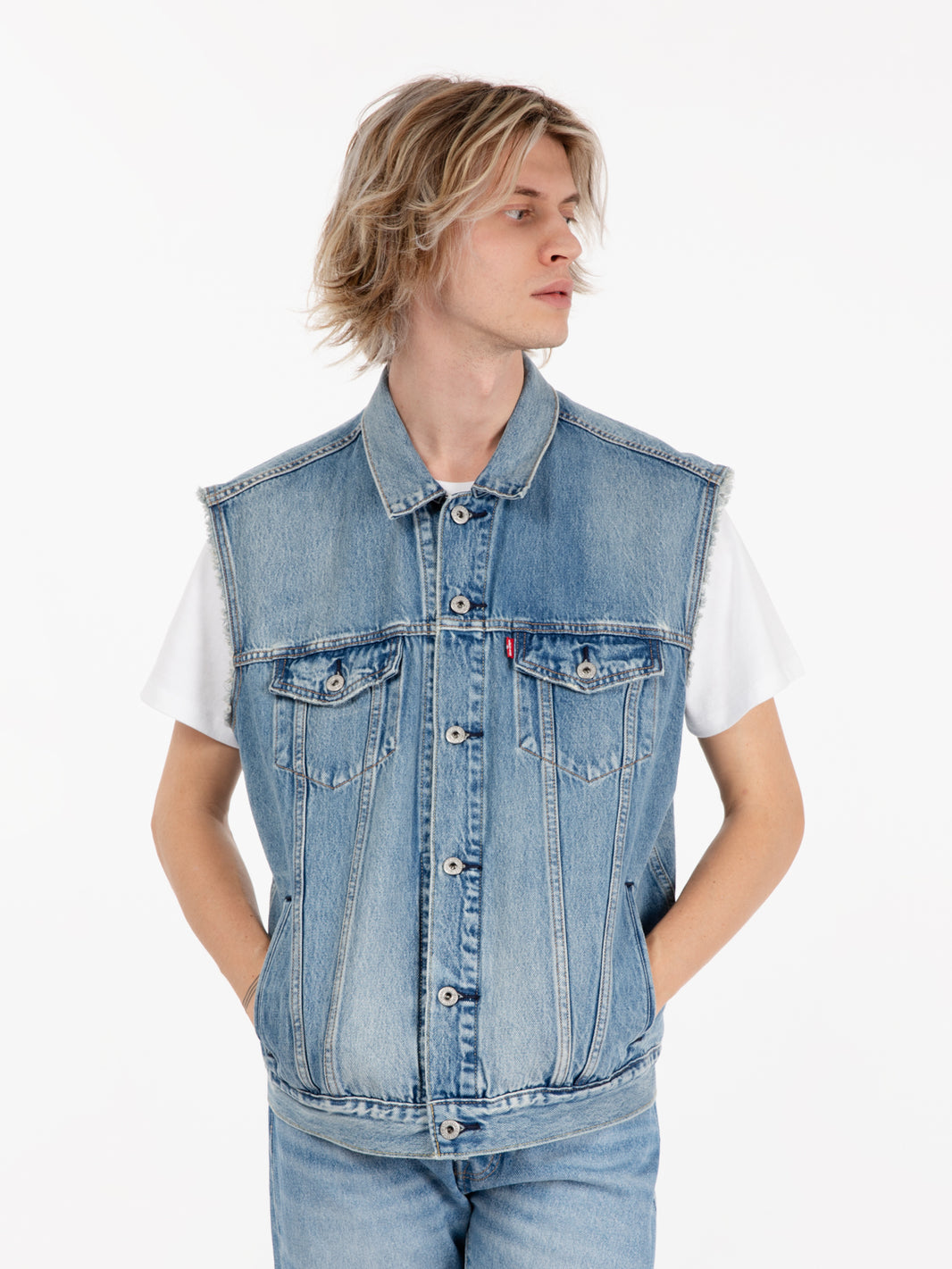 Relaxed Trucker Vest Kentucky Blue Vest