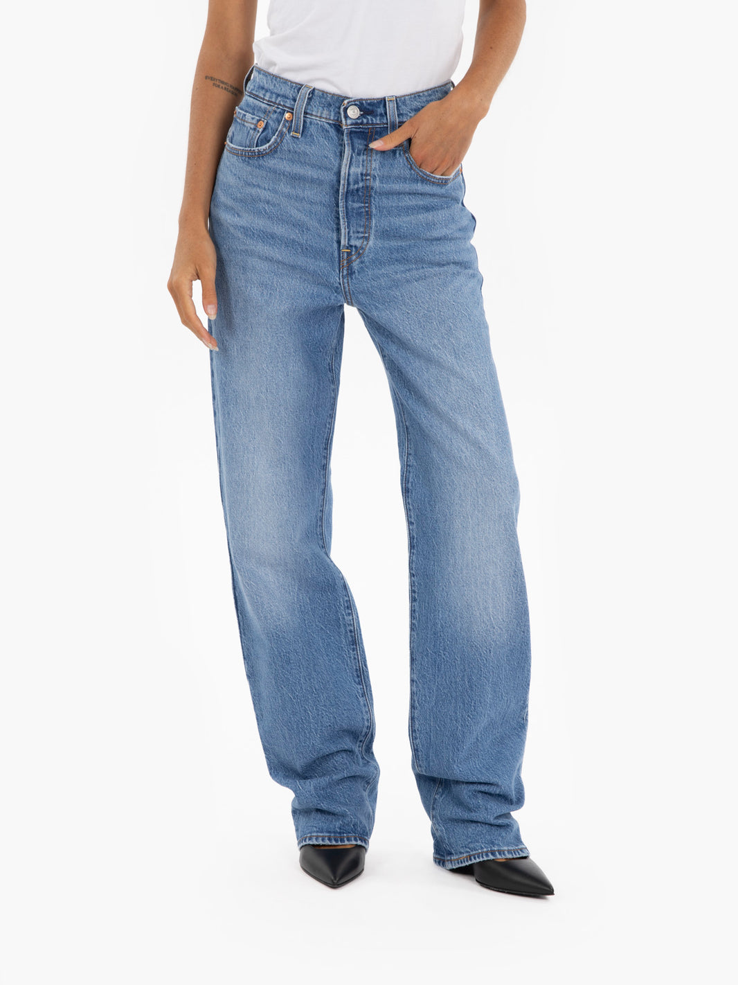 Ribcage denim stone blue 