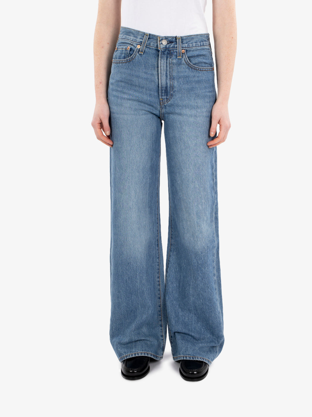 Ribcage wide leg Not The Same - Blu