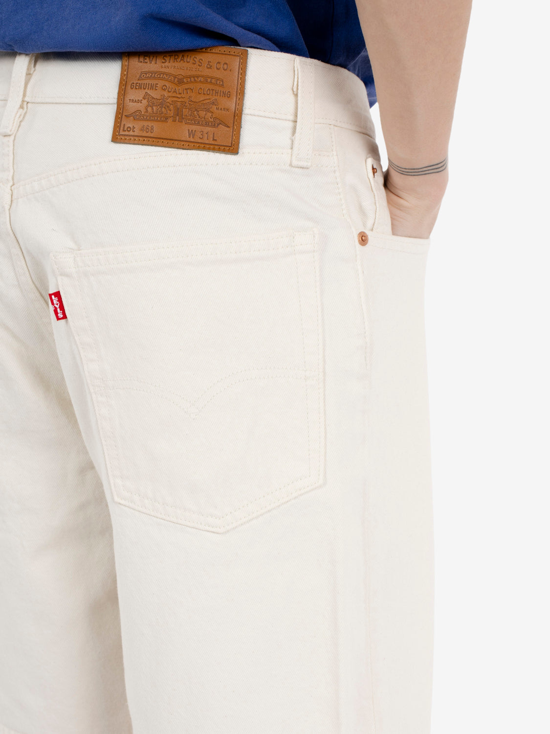 Shorts 468 Stay Loose ecru bone