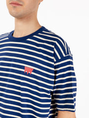 LEVI'S® - Skate graphic box tee breton stripe cream / blue