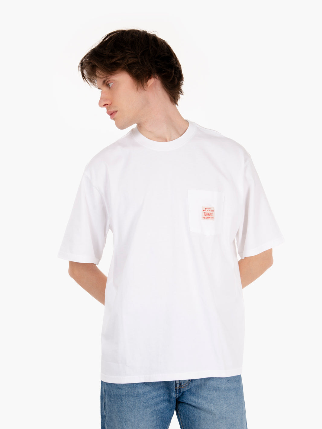 Ss Workwear Tee Bright White
