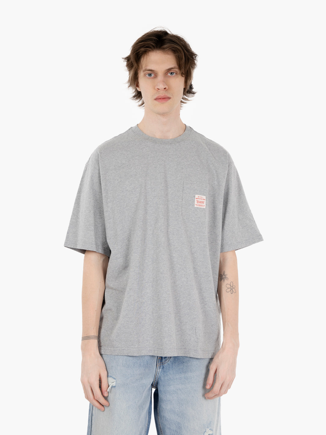 Ss Workwear Tee tone grey