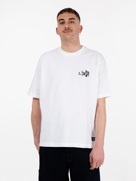 T-Shirt Skate Graphic box white core black