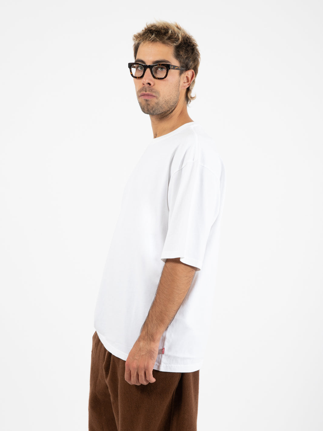 The Half Sleeve Tee Bright white