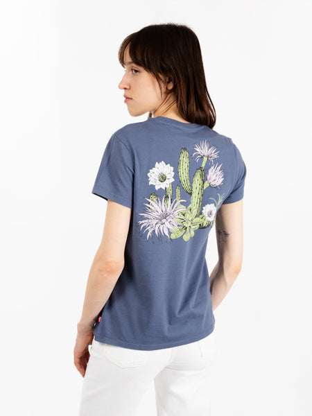 The perfect tee cacti cluster color vintage indigo