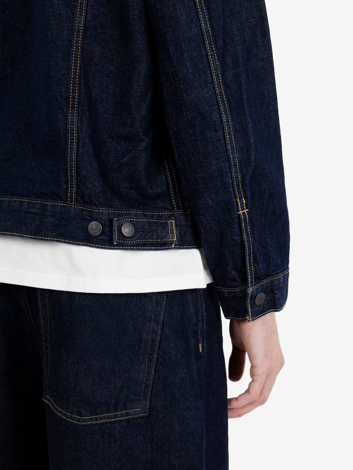 The trucker jacket blu