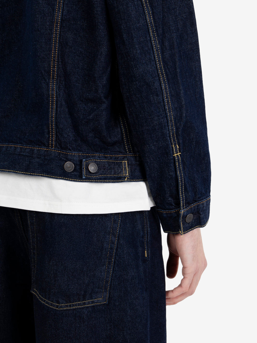 The trucker jacket blu