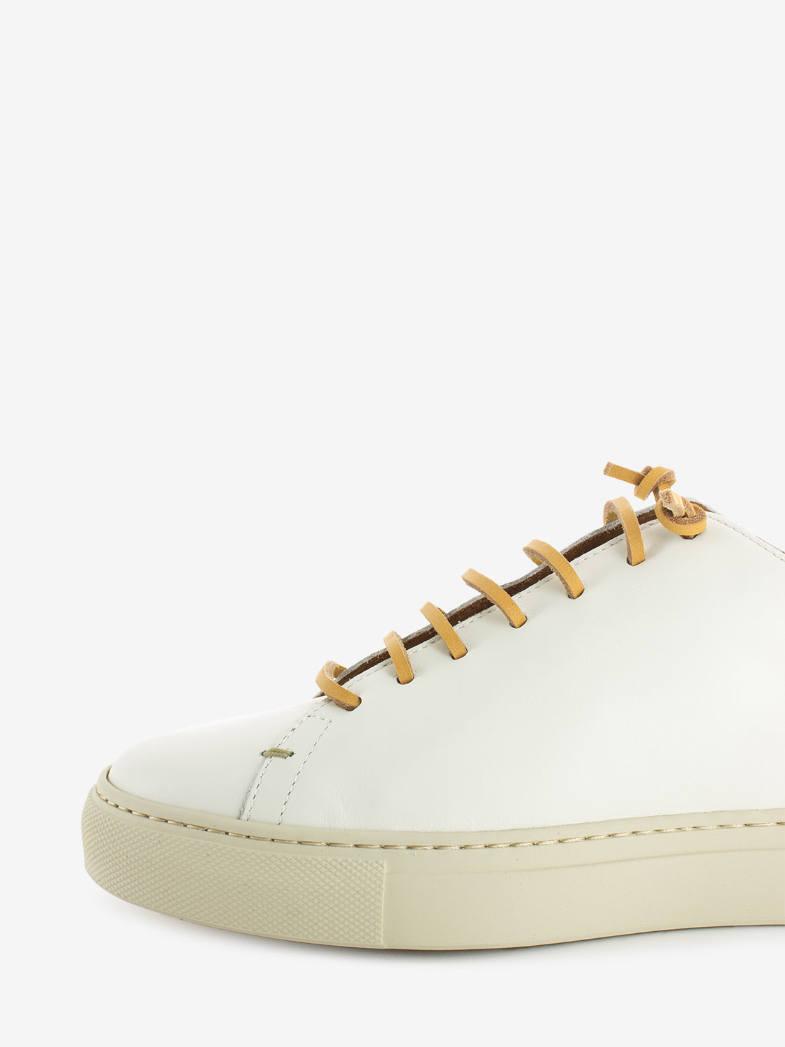 Sneakers Riva Classica in pelle latte