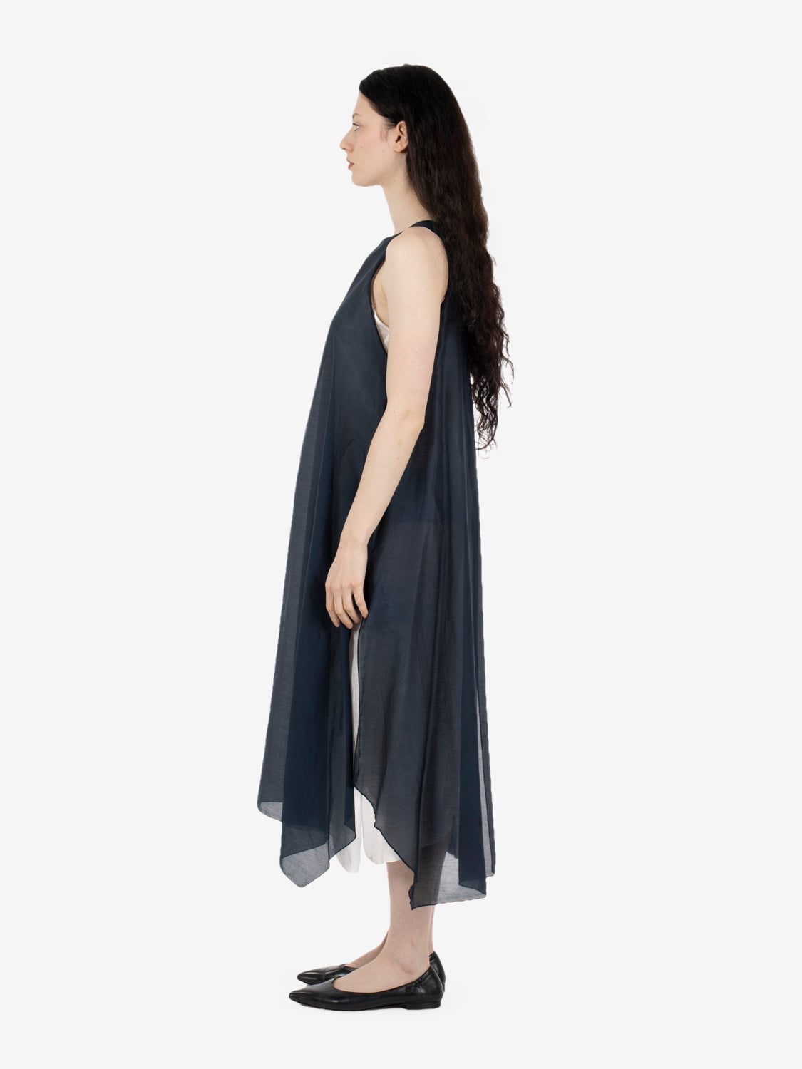 Alia midi dress abyss / pumice