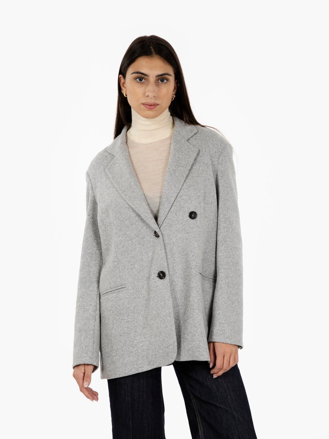 Timothy Grey Wool Blazer
