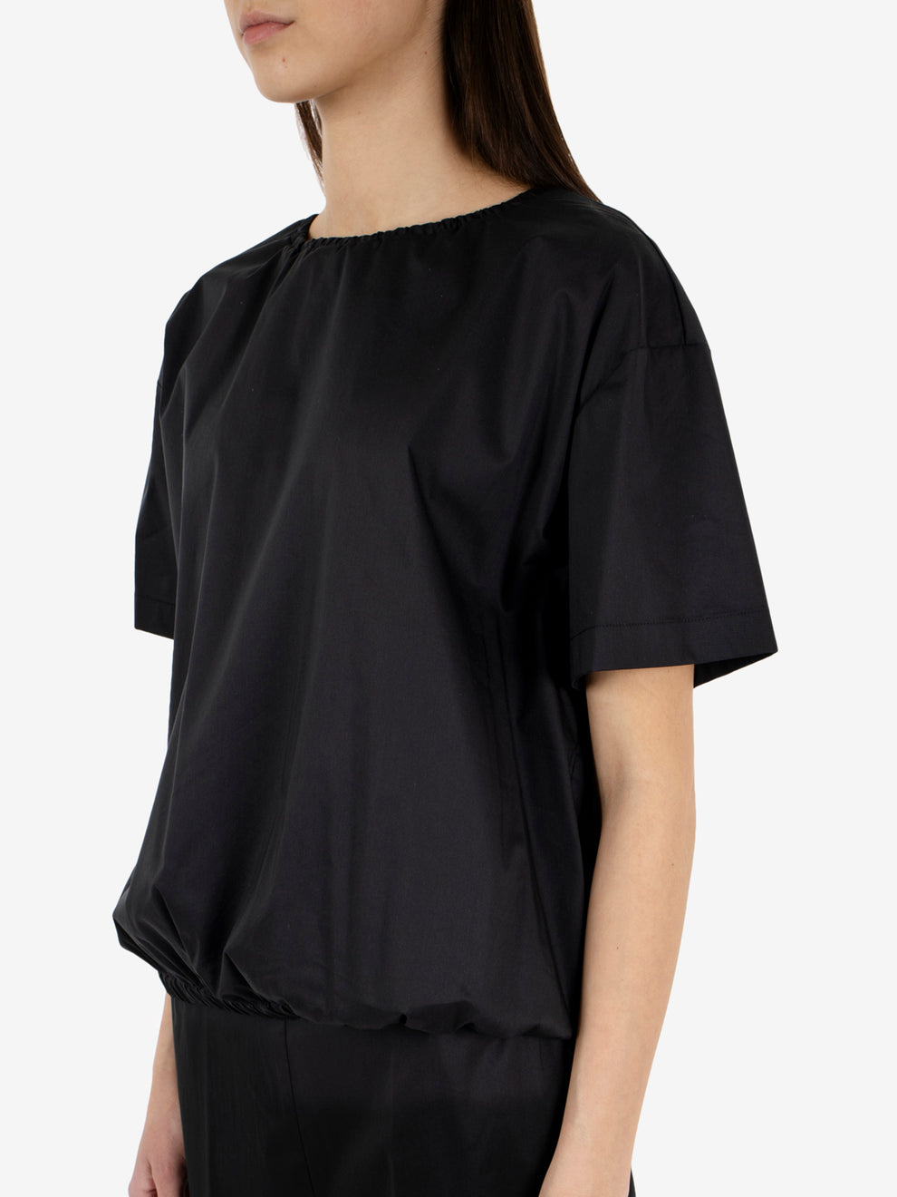 BLACK POLLI BLOUSE L6SK10_Y69-0
