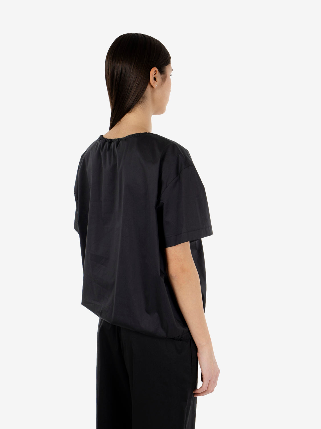 BLACK POLLI BLOUSE L6SK10_Y69-0