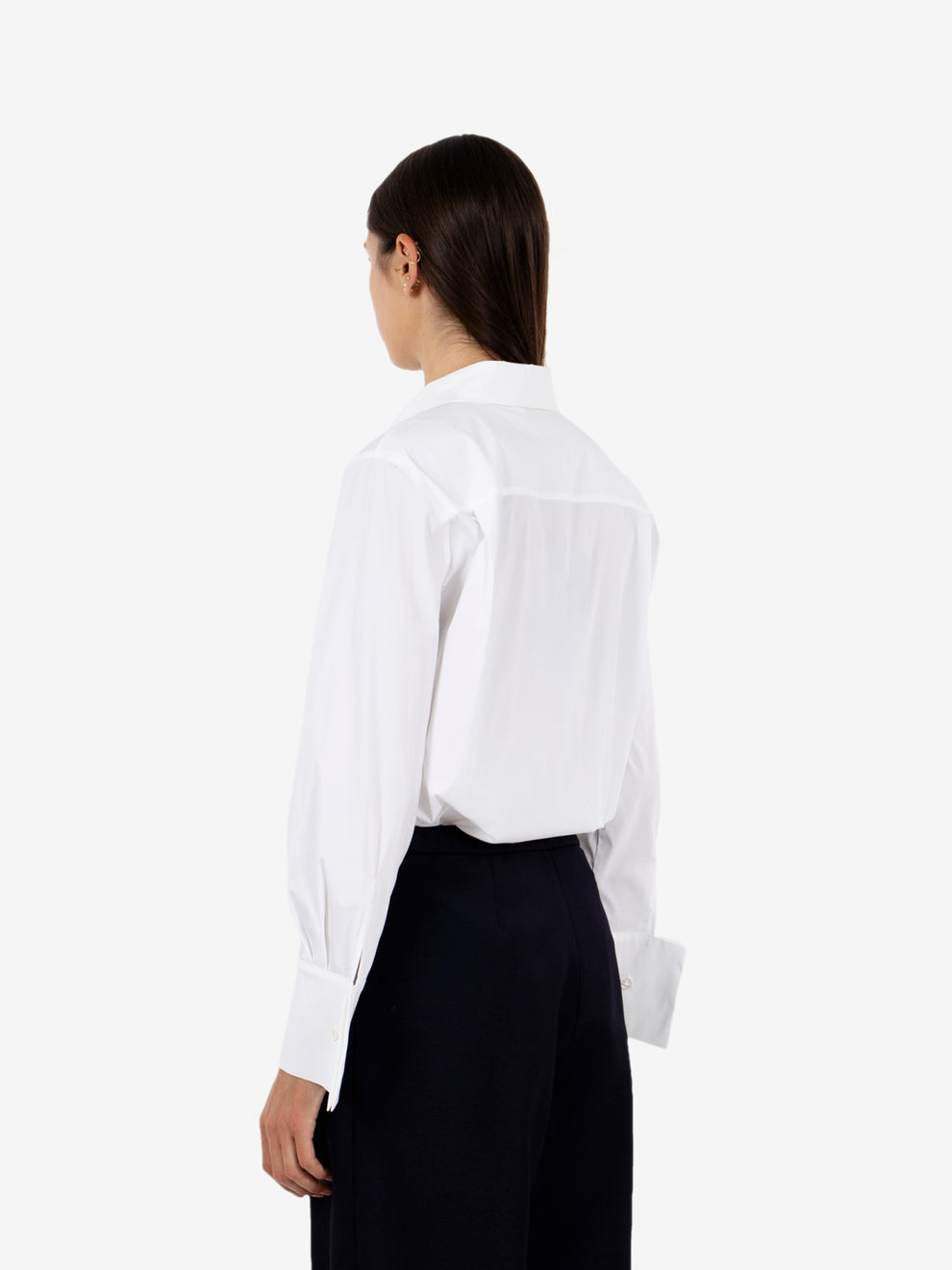 Camicia Opal plissè bianca