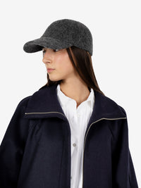 Cappello Melanie furry grigio medio melange