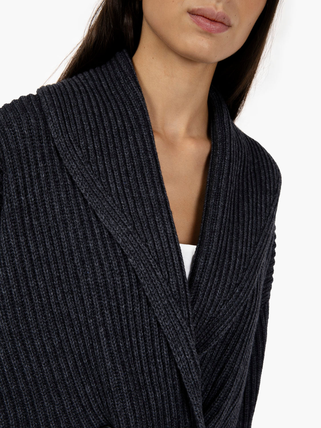 Ezra Charcoal Corduroy Coat