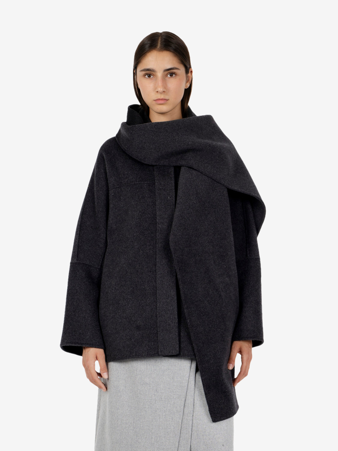 Cappotto corto William antracite
