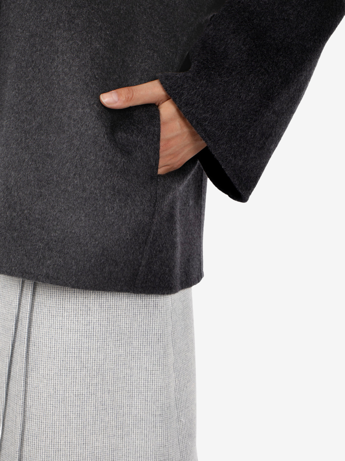 Cappotto corto William antracite
