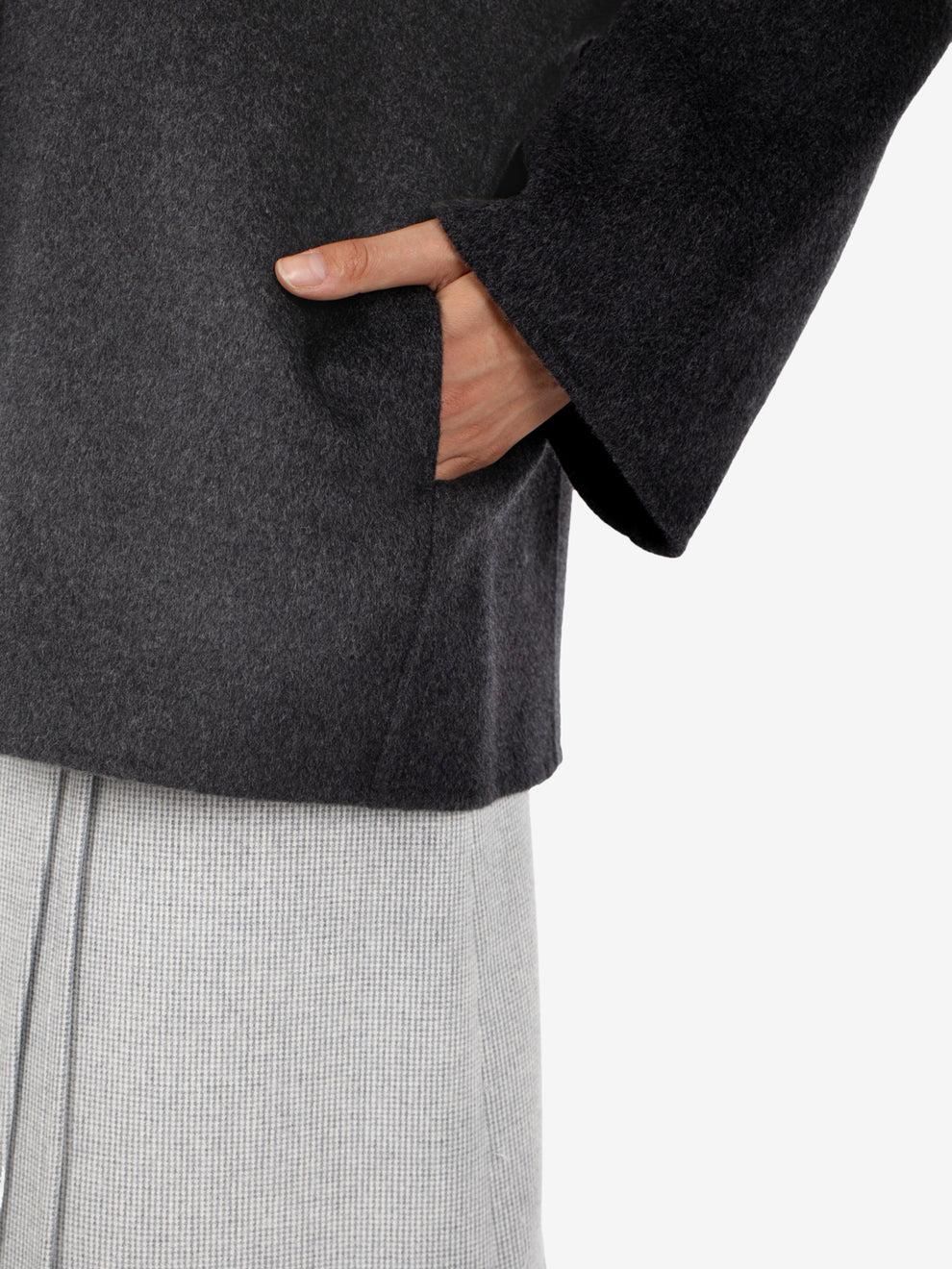 Cappotto corto William antracite