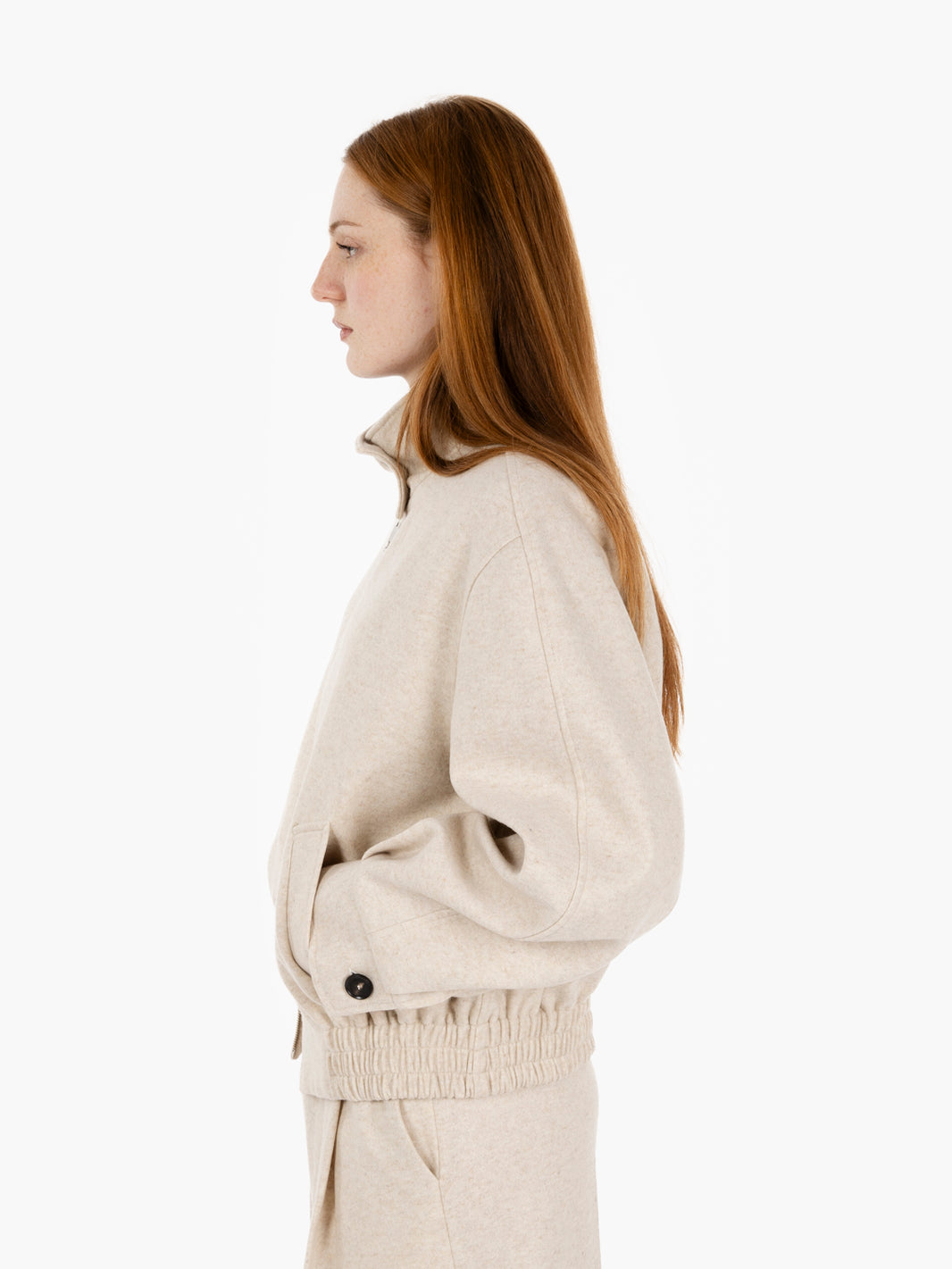 Rooney mocha bomber jacket