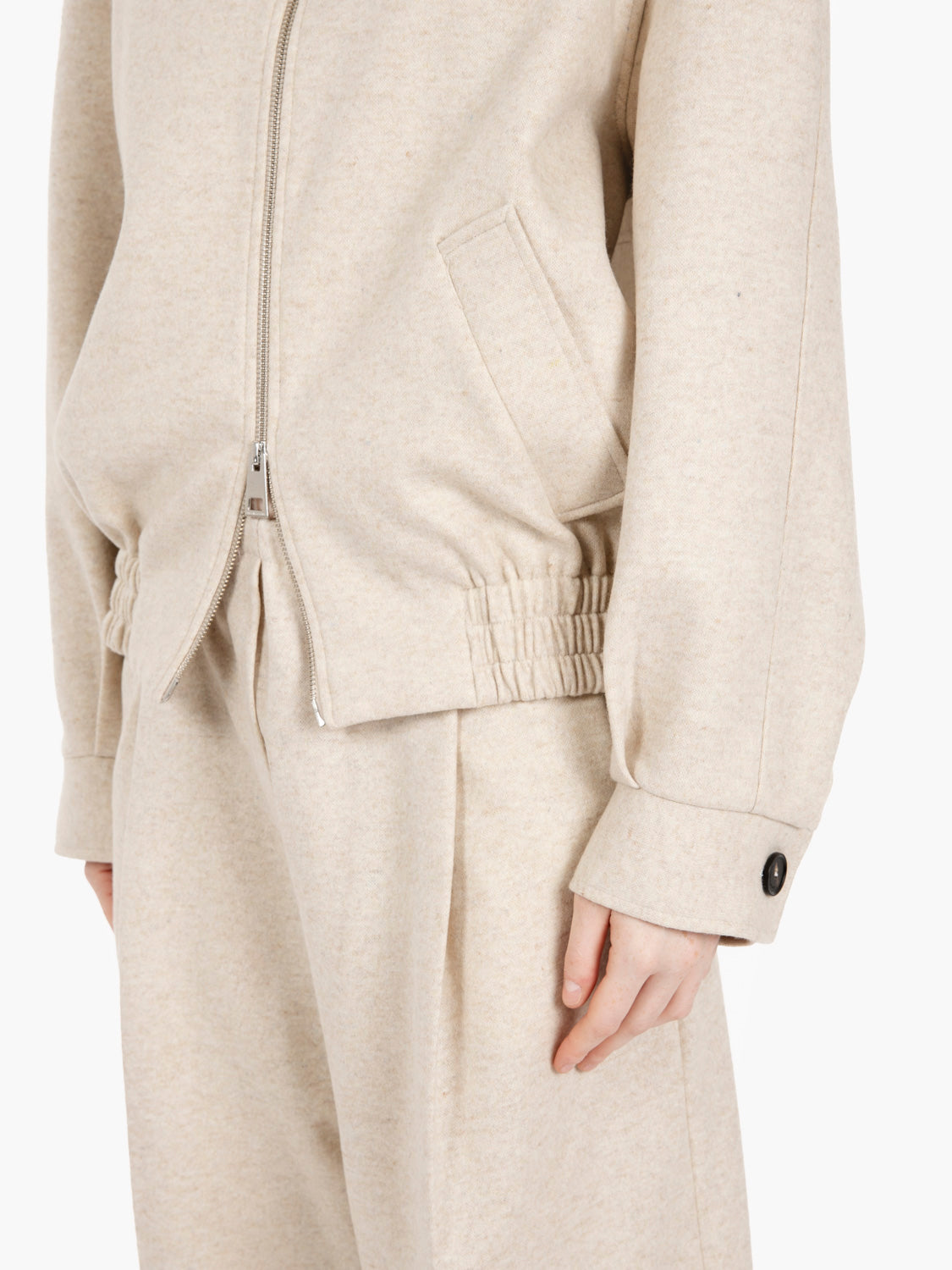 Rooney mocha bomber jacket