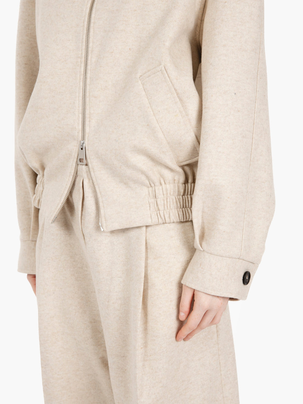 Rooney mocha bomber jacket