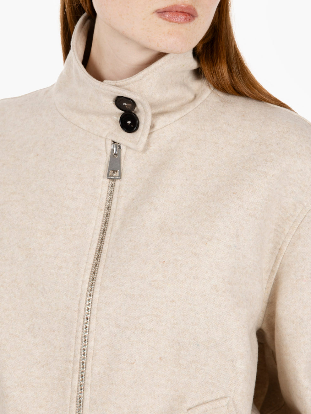 Rooney mocha bomber jacket