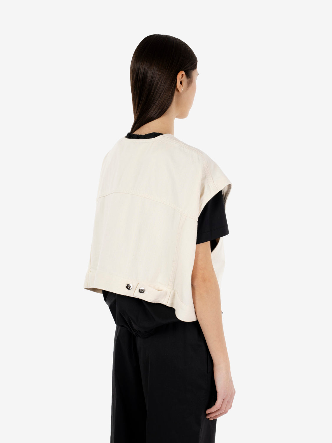 Idris Raw Denim Vest