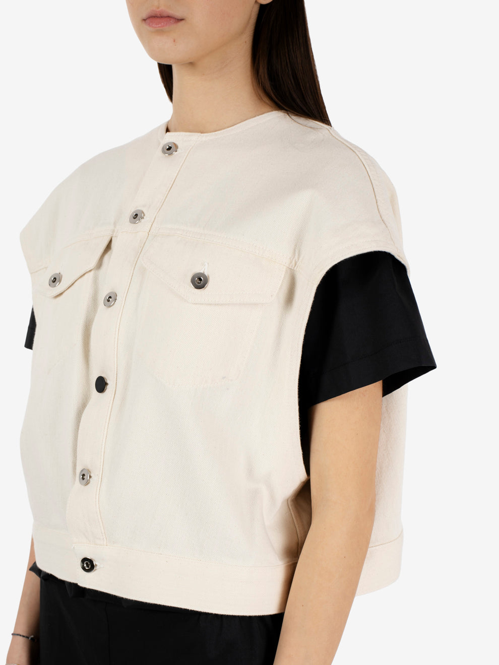 Idris Raw Denim Vest