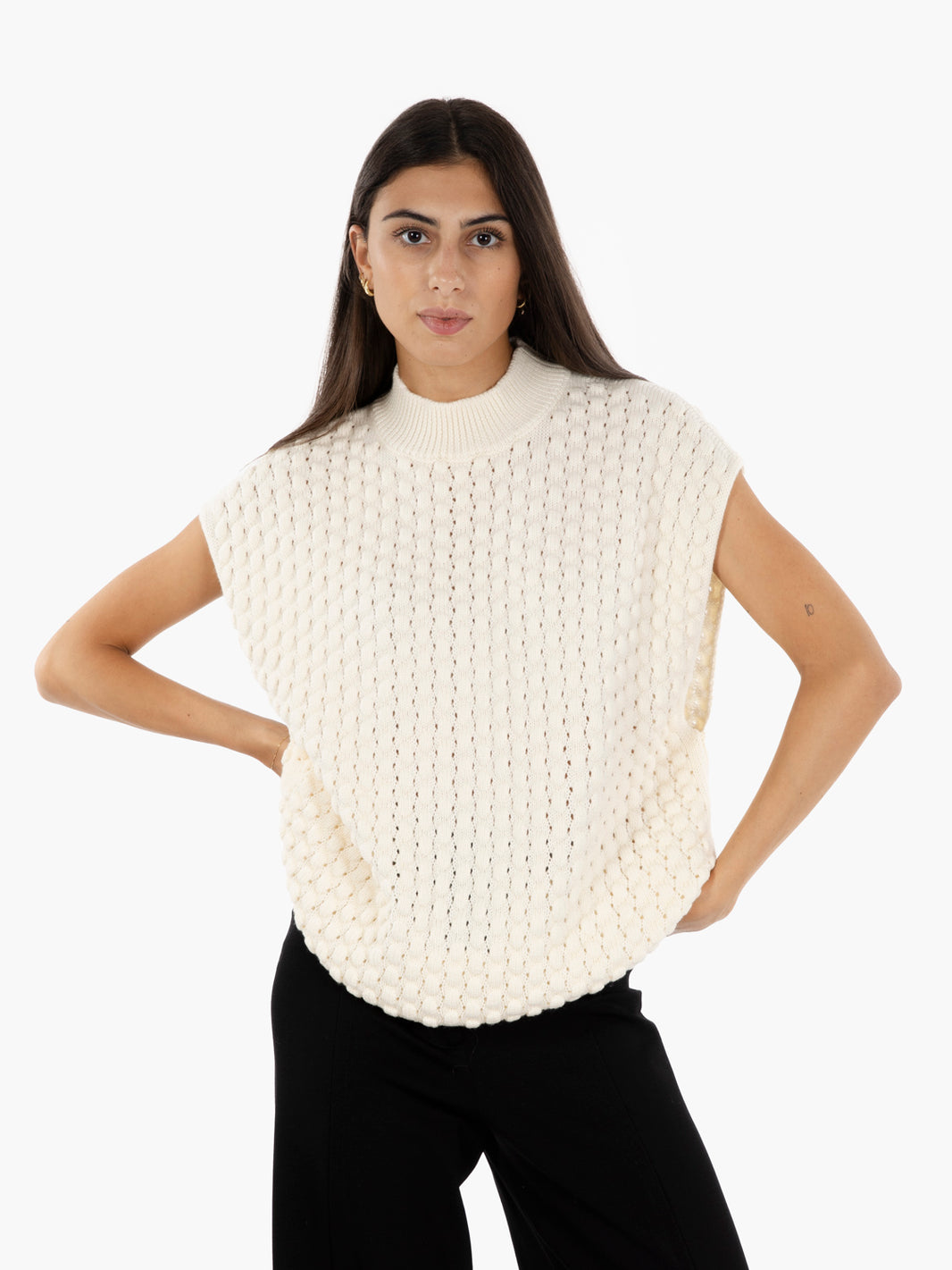 Gilet in lana Albert mandorla
