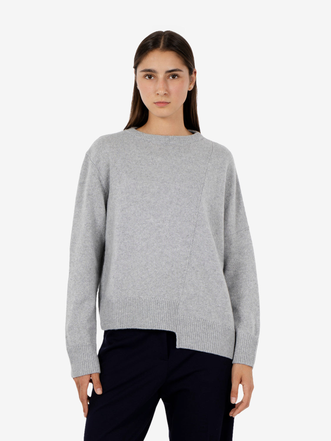 Maglione Annette grigio chiaro melange