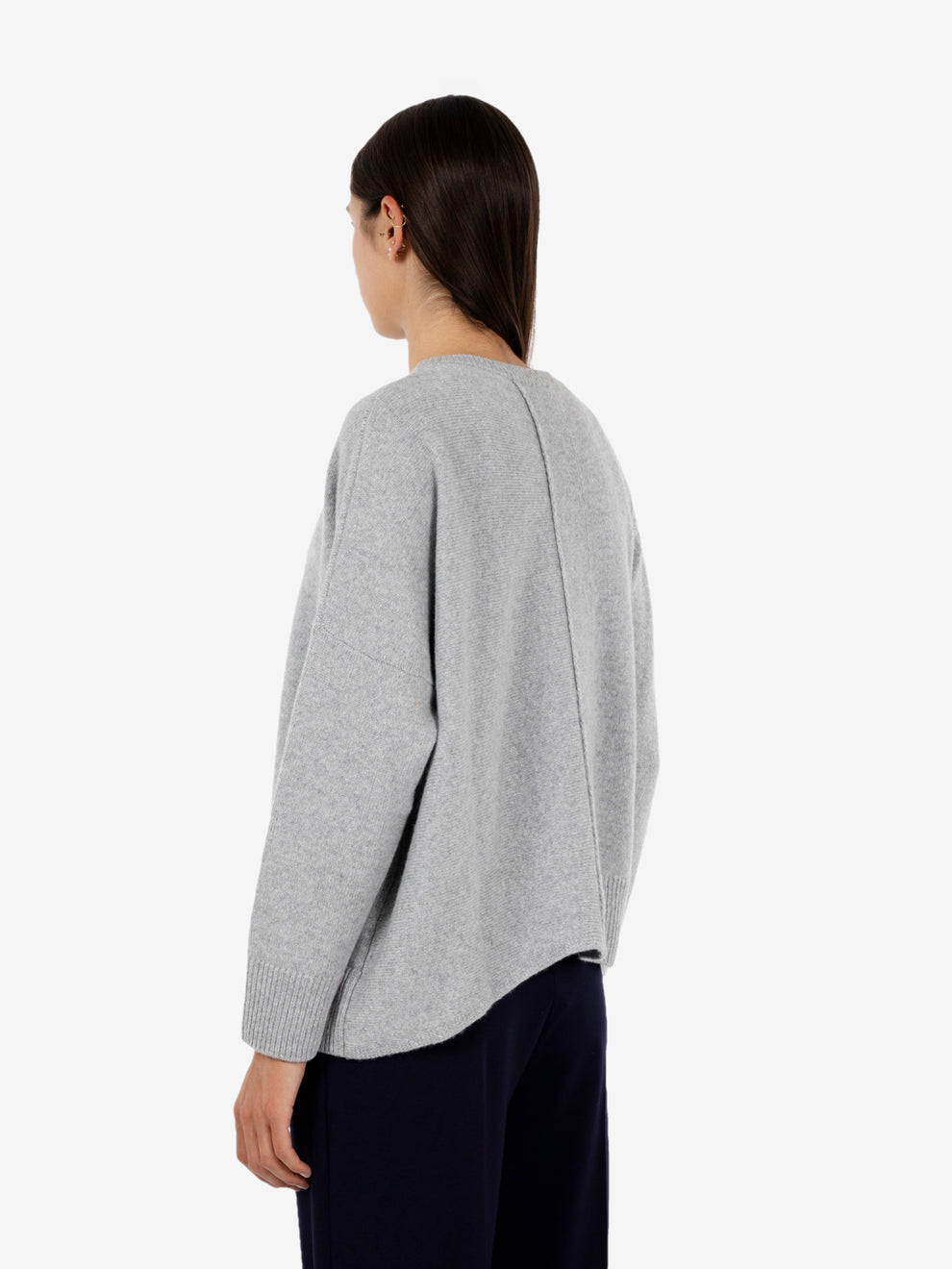 Maglione Annette grigio chiaro melange